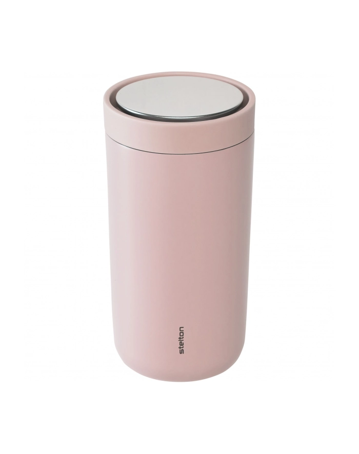 Stelton Kubek termiczny To-Go Click 200Ml jasnoróżowy z podwójnej stali 67536 główny