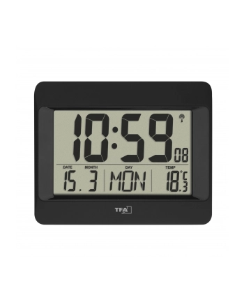 Tfa Dostmann Radio Controlled Clock With Temperature (60451901)