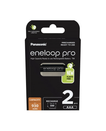 2 x akumulatory Panasonic Eneloop Pro AAA/R03 [930 mAh] nr 1