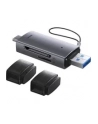 Baseus Lite Series adapter czytnik kart SD/TF USB Typ A/USB Typ C szary (WKQX060113) - nr 16