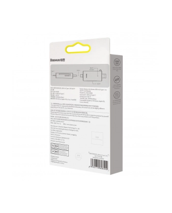 Baseus Lite Series adapter czytnik kart SD/TF USB Typ A/USB Typ C szary (WKQX060113) nr 1