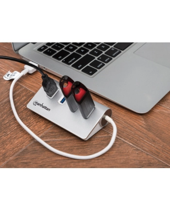 Manhattan Hub Usb 4-Portowy 4Xusb 3.0 (163767) nr 1