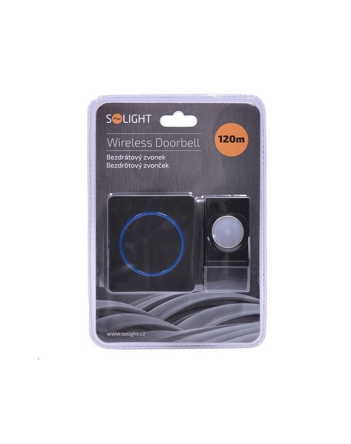 Solight dzwonek bezprzewodowy zasilanie z sieci 120m czarny 674998 główny