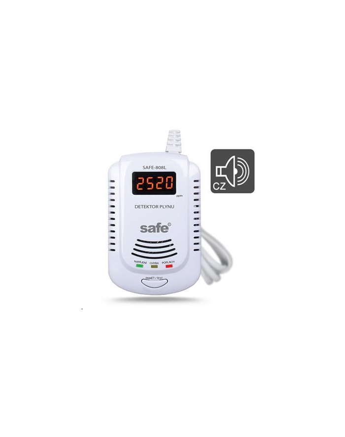 Safe Detektor Gazu 808L główny