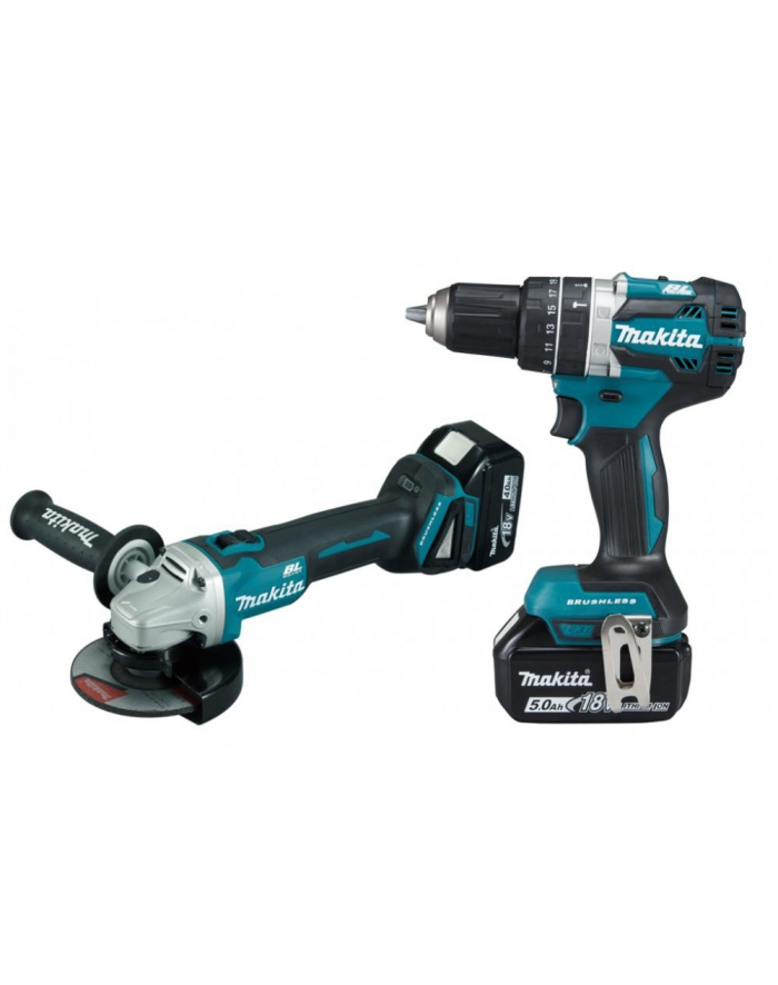 Makita Zestaw Wiertarko-Wkrętarka Dhp484 + Szlifierka Akumulatorowa Dga506 (Dlx2210Tj1) główny