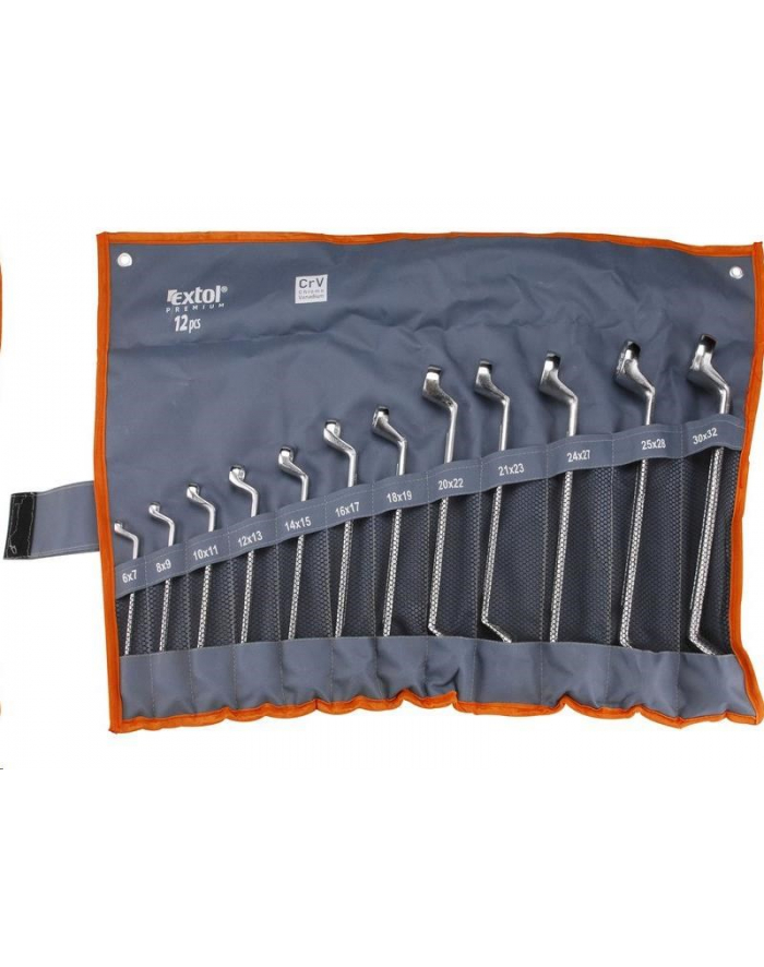 Extol Premium Klucze oczkowe 12 szt. 6233 główny