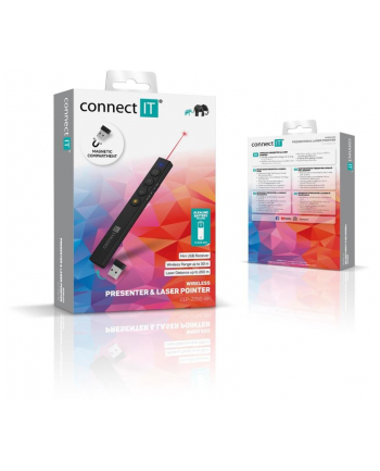 Prezenter Connect It Laserpoint2050 (Clp-2050-Bk) Czarny