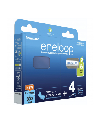 Panasonic Eneloop AAA 800mAh 4 szt + box (BK4MCDEC4BE)