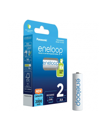 2 X Akumulatorki Panasonic Eneloop R6 Aa 2000Mah Bk-3Mcde/2Be (Blister)