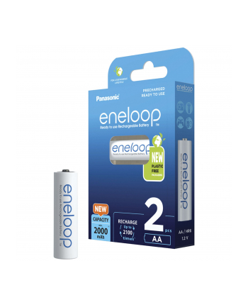 2 X Akumulatorki Panasonic Eneloop R6 Aa 2000Mah Bk-3Mcde/2Be (Blister)