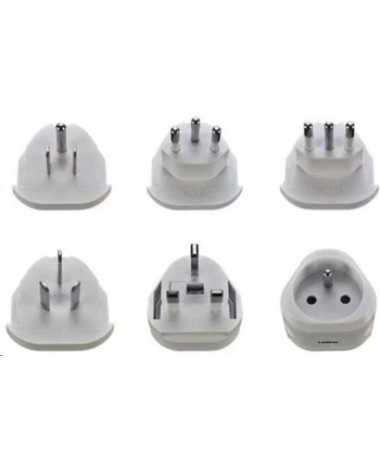 4Home Solight Podróżna Przystawka, Uziemienie, Wymienne Wtyczki nr 1
