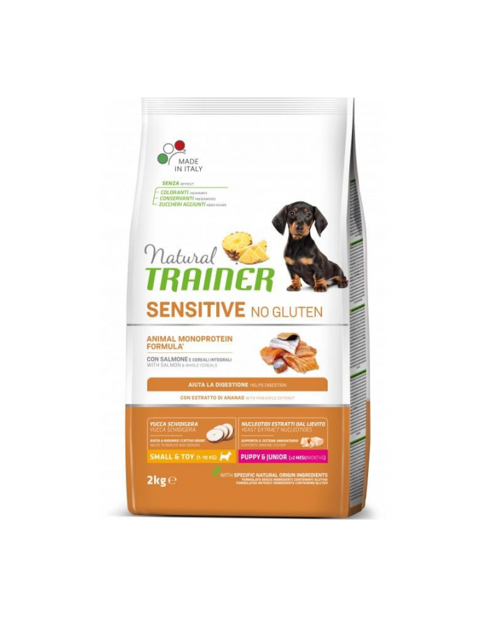 Trainer Sensitive No Gluten Puppy&Junior Mini Salmon 2Kg główny