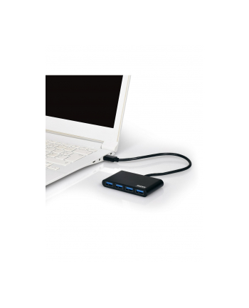 Port Designs PORT Connect USB hub - 4 - Szary (900121)