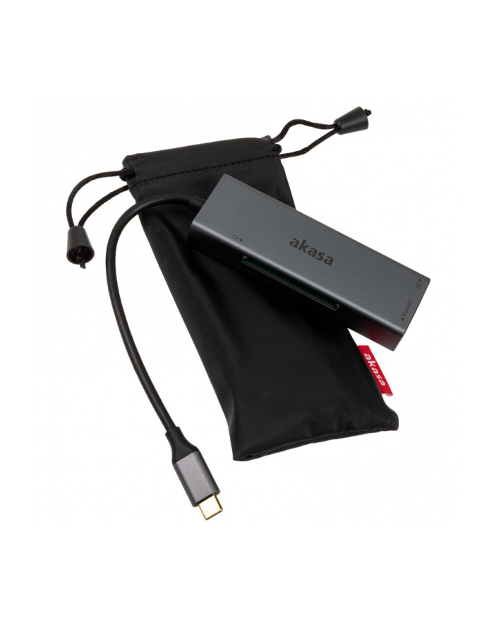 Akasa CZYTNIKA KART AK-CR-09BK 3-IN-1 (CF, SD, MICROSD) (0000057170) główny