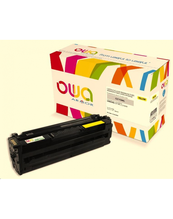 Owa Armor Toner Yellow do Samsung CLP-680DW, 680ND, CLX-6260FD, 6260FR, 6260FW, 6260ND (K15670OW) 3500 stron główny
