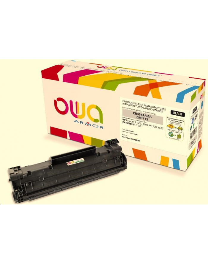 OWA ARMOR TONER CB436A BLACK główny