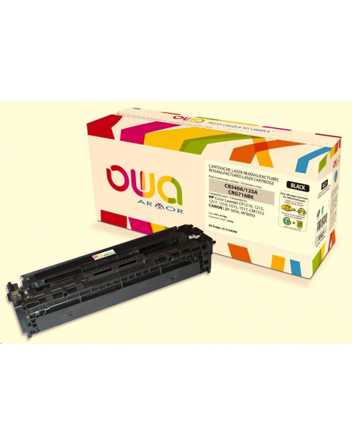 Owa Armor Toner CRG716BK Black (K15104OW) główny