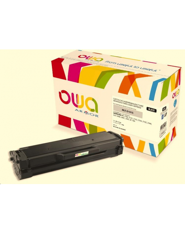 Owa Armor Toner do SAMSUNG ML2160, 2161, 2162, SCX-3400, 3405,SF-760,1500 Stran, MLTD101S,black (MLT-D101S,SU696A) (K15554OW) główny