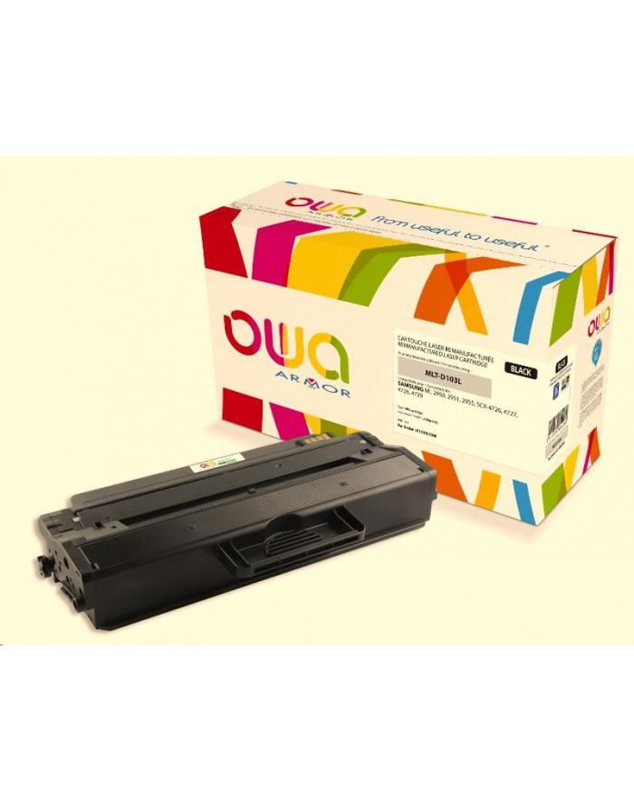 OWA ARMOR TONER MLTD103L BLACK do SAMSUNG ML2950, 2955, SCX4705,4727,4728,4729,MLTD103L, black 2500 stron (MLT-D103L,SU716A) główny