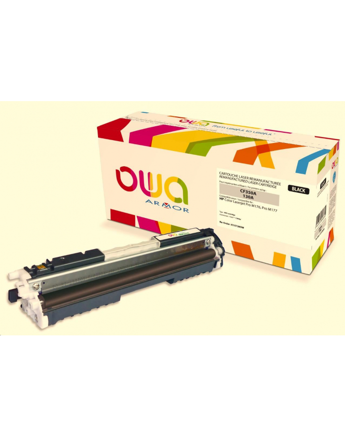 OWA ARMOR TONER TONER PRO HP COLOR LASERJET PRO M176, M177, 1300 STRAN, CF350A, BLACK główny