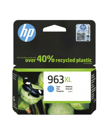 Hewlett-Packard HP oryginalny ink / tusz 3JA27AE#301, 963XL, cyan, blistr, 1600s, 22.92ml, high capacity, Officejet Pro 9012, 9014, 9015, (3JA27