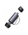 Baseus Lite Series adapter czytnik kart SD/TF USB Typ A/USB Typ C szary (WKQX060113) - nr 11