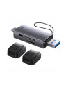 Baseus Lite Series adapter czytnik kart SD/TF USB Typ A/USB Typ C szary (WKQX060113) - nr 13