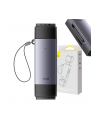 Baseus Lite Series adapter czytnik kart SD/TF USB Typ A/USB Typ C szary (WKQX060113) - nr 9