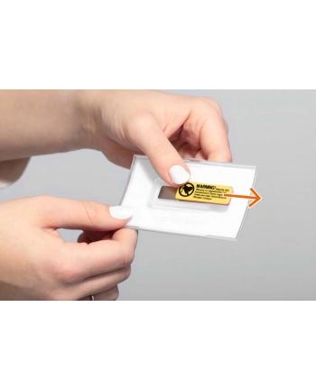 Durable Identyfikator 54X90Mm Click Fold Z Magnesem 826019 10Szt. (IDP101) nr 1