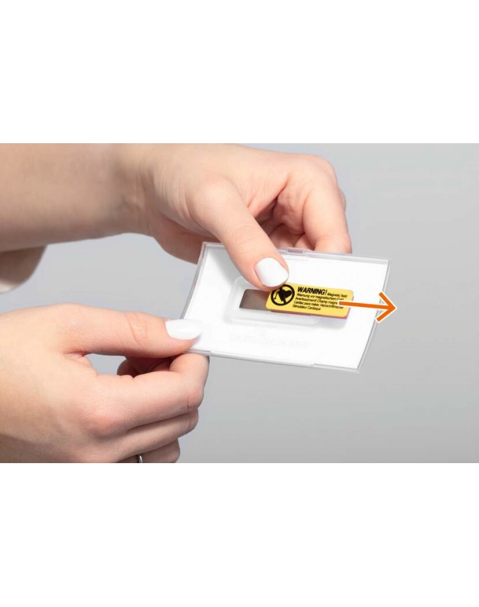 Durable Identyfikator 54X90Mm Click Fold Z Magnesem 826019 10Szt. (IDP101) główny