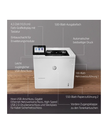 Hewlett Packard HP LaserJet Enterprise M611 dn  s/w, Duplex, Laser, A4/Legal, 1200x1200 dpi nr 1