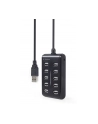 GEMBIRD 10-portowy HUB USB 2.0 czarny - nr 5