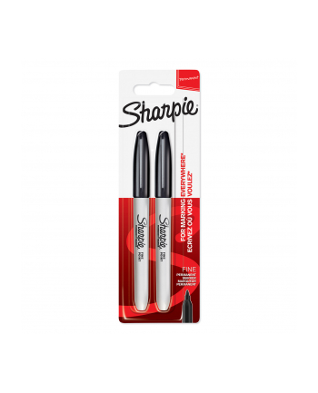 Marker permanentny Sharpie Fine - blister 2szt (czarny) F 1 0mm 1985860