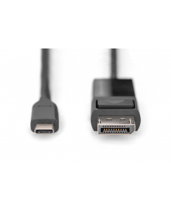 DIGITUS USB Type-C to DisplayPort Bidirectional max. Resolution 8K 30Hz lenghts 2m Black
