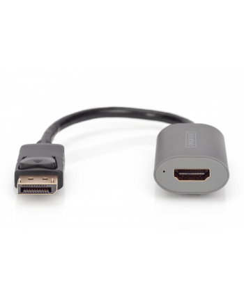 DIGITUS DP - HDMI Converter 20cm 8K/60Hz grey aluminum housing