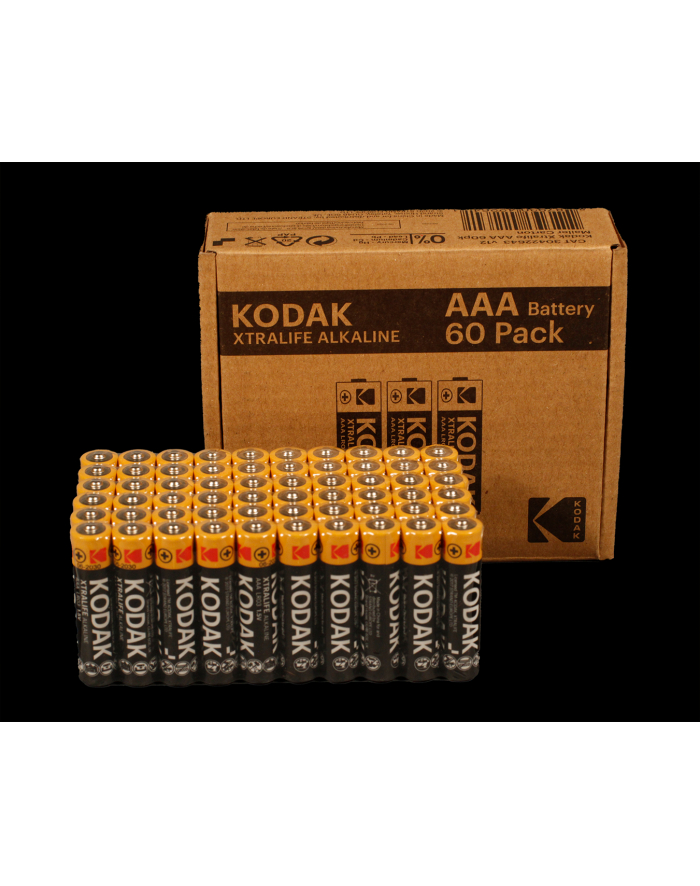 KODAK BATERIE ALKALICZNE XTRALIFE AAA LR3 X 60 SZT główny