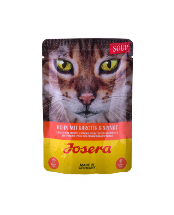 Josera Karma Zupa kurczak marchew i szpinak kot 70g