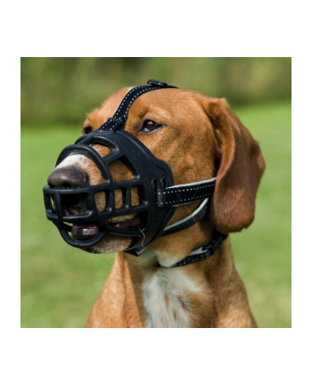 trixie Kaganiec Muzzle Flex  silikonowy  rozm L–XL czarny