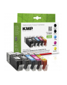 KMP MULTIPACK C107BKXV - Kartridż z tuszem Czarny - nr 2