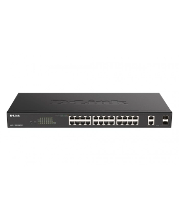 D-LINK 26-Port Layer2 PoE+ Gigabit Smart Managed Switch 24x 10/100/1000Mbps TP RJ-45 PoE Port 802.3at Power-over-Ethernet nr 2
