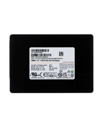 Dysk SSD Samsung PM893 7.68TB SATA 2.5  MZ7L37T6HBLA-00A07 (DWPD 1) nr 2