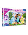 Puzzle 104el XL Księżniczki w ogrodzie. Princess 50019 Trefl - nr 1