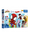 Puzzle 60el XXL Sprytny Spiday. Spidey and his Amazing Friends 50012 Trefl - nr 1