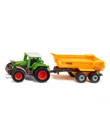 SIKU 1605 Traktor Fendt z wywczerwonyką kolebową Krampe nr 1