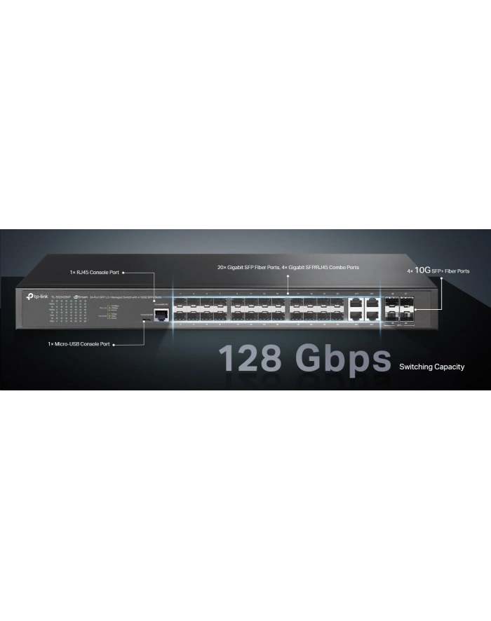*TP-Link SG3428XS Switch 24xSFP 4xSFP+ 4xGE główny