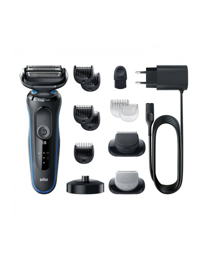 Braun Shaver 51-B4650cs	 Operating time (max) 50 min, Wet & Dry, Black/Blue główny