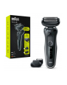 Braun Shaver 51-W1500s	 Operating time (max) 50 min, Wet & Dry, Black/White - nr 4