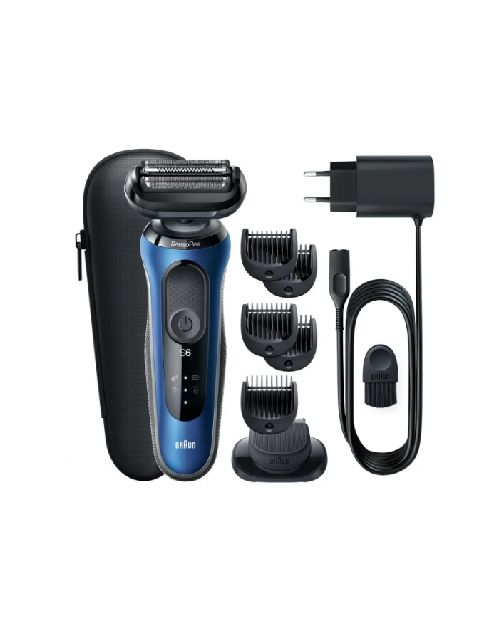 Braun Shaver 61-B1500s	 Operating time (max) 50 min, Wet & Dry, Blue/Black główny