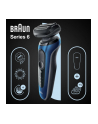 Braun Shaver 61-B1500s	 Operating time (max) 50 min, Wet & Dry, Blue/Black - nr 4