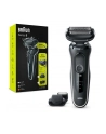 Braun Shaver 51-W1500s	 Operating time (max) 50 min, Wet & Dry, Black/White - nr 8